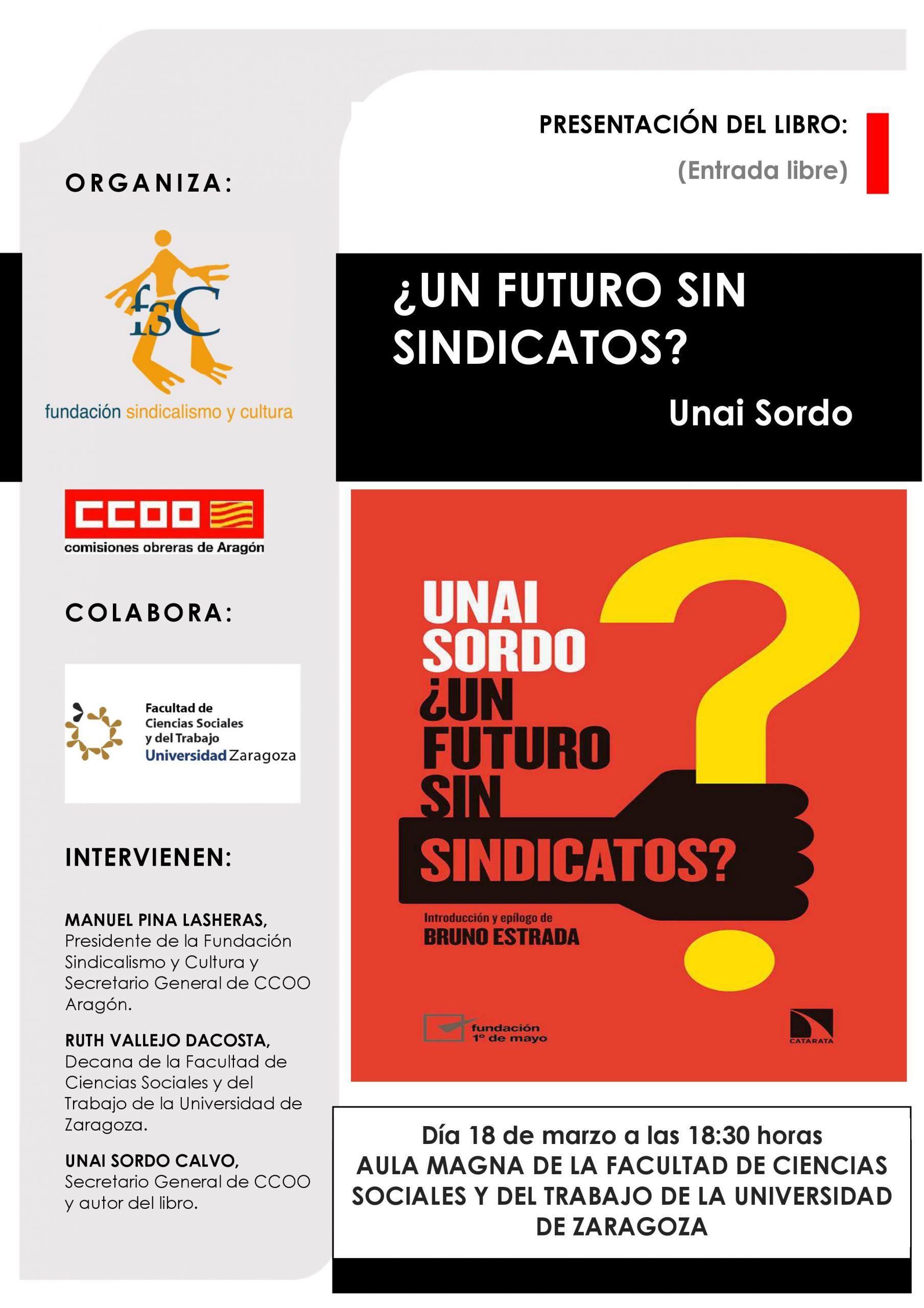 Presentación libro ¿Un futuro sin sindicatos?