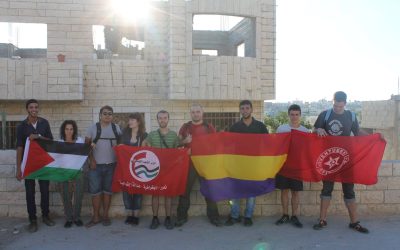 El viaje de nuestros compañeros a Palestina se hace eco en la prensa