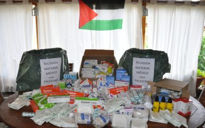Finaliza la recogida de material médico para Palestina