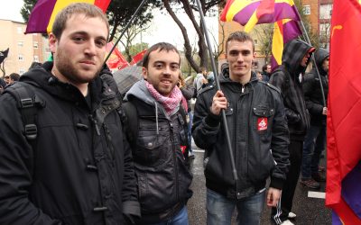 Borja estuvo en las Marchas por la Dignidad 21-M