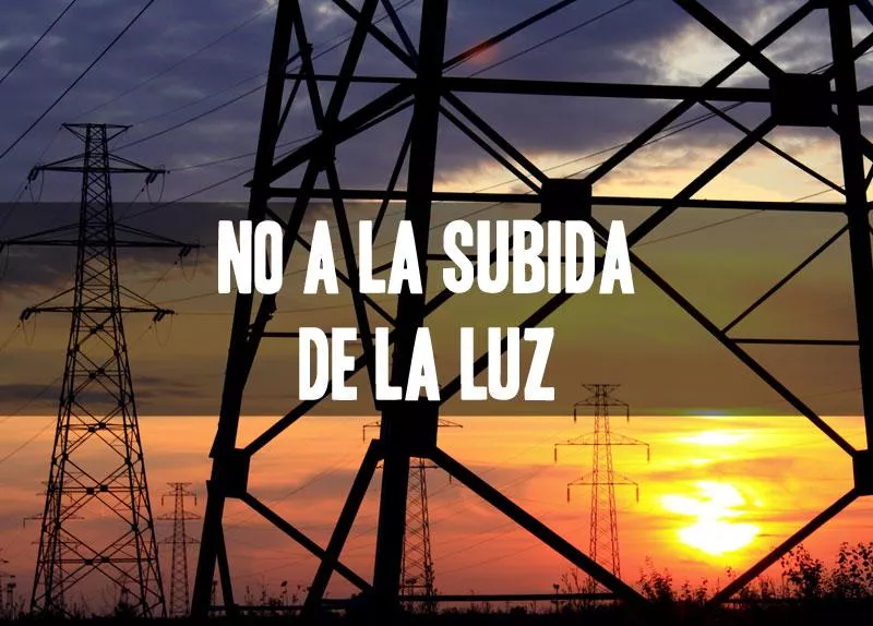 IU Aragón denuncia la nueva subida de la tarifa eléctrica que impone hoy el Gobierno de Mariano Rajoy