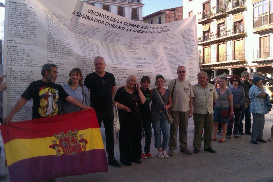 Participaremos en la concentración por la memoria histórica convocada por ARICO en Calatayud