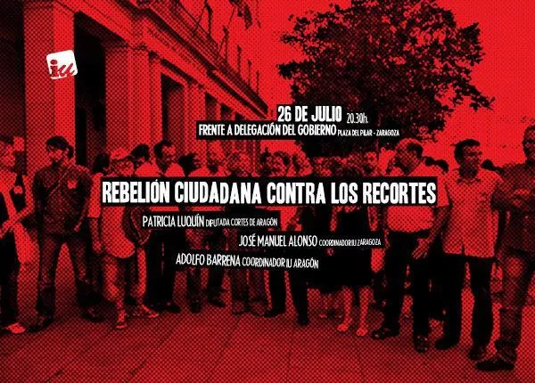 Llamamiento a la rebelión ciudadana contra los recortes