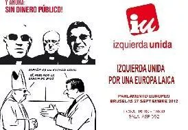 Participamos en la jornada “Izquierda Unida por una Europa laica “