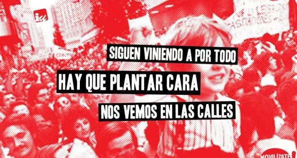IU llama a la “rebelión democrática” en un acto público en Zuera