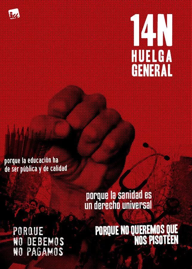 14N Huelga General: “Porque la sanidad es un derecho universal”