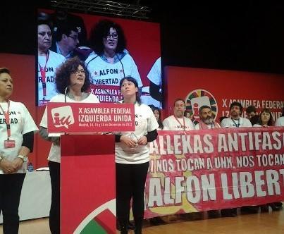Apoyo a la libertad de Alfonso Fernández: IU presenta moción urgente en la comarca del Bajo Aragón
