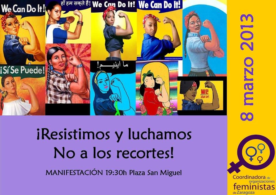 Llamamiento a la participación masiva en los actos convocados con motivo del Día Internacional de la Mujer