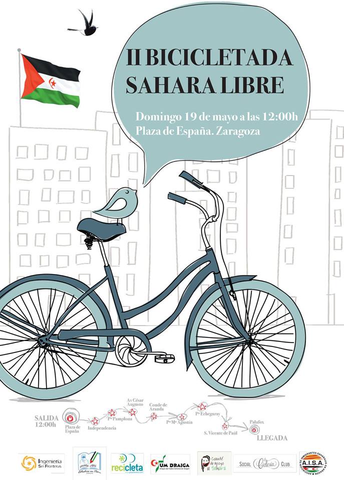 Llamamiento a la participación en la II Bicicletada por un Sáhara Libre