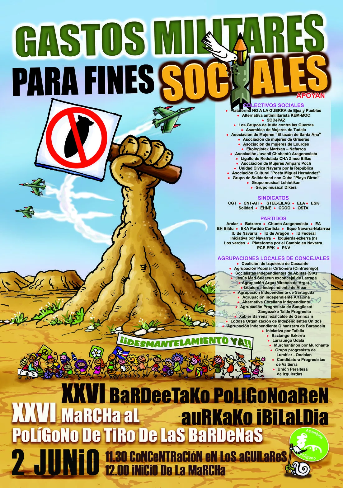 XXVI Marcha al Polígono de Tiro de las Bardenas