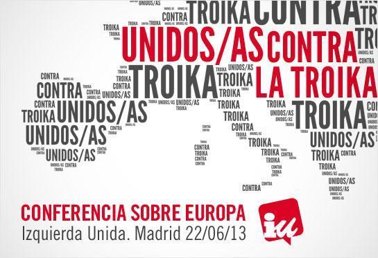 Participamos en la Conferencia sobre Europa que IU celebra en el Ateneo de Madrid