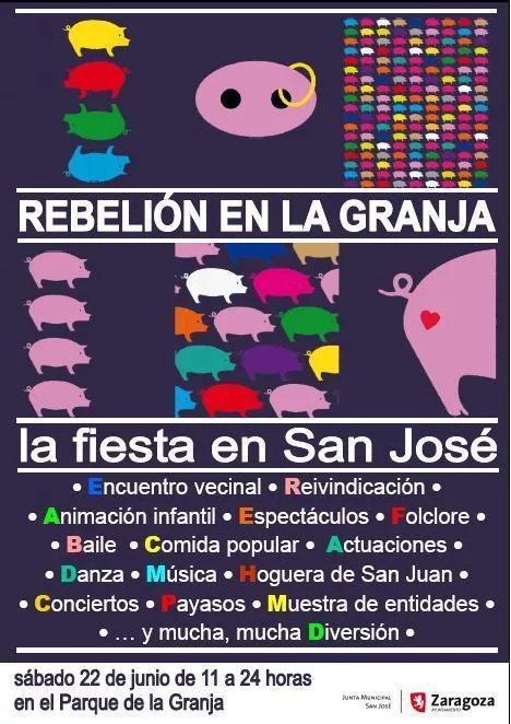 San José Celebra este sábado la primera edición de “Rebelión en La Granja”