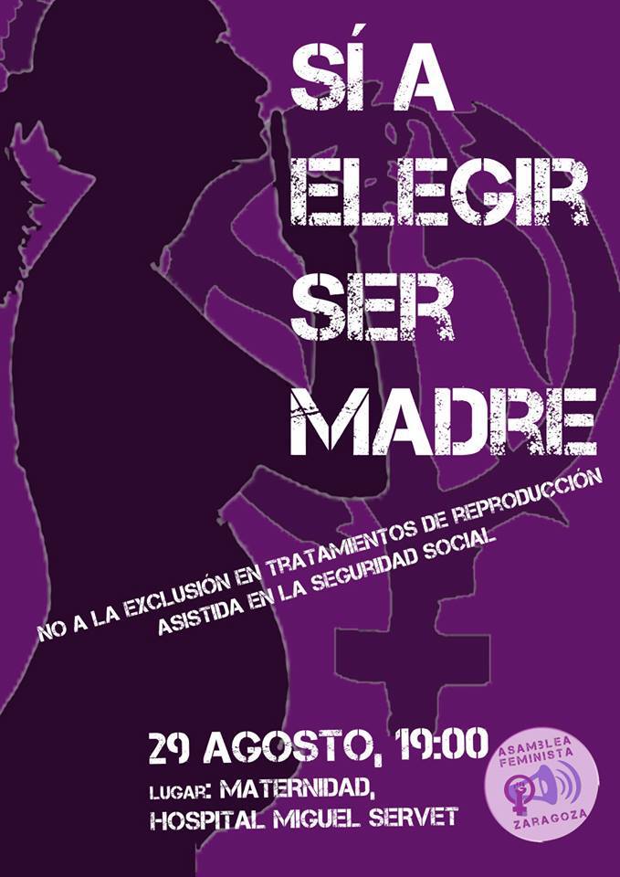 Llamamiento a la participación masiva en la concentración “Sí a elegir ser madre”