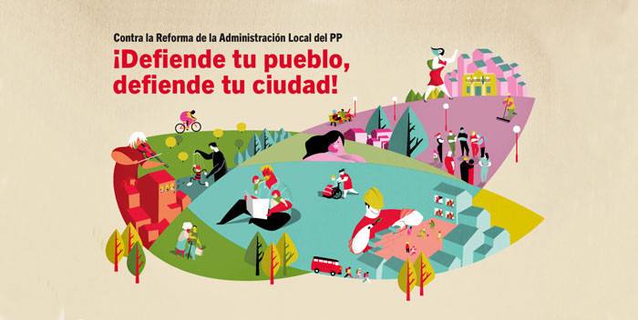 Participamos en los actos convocados contra la Ley AntiAyuntamientos