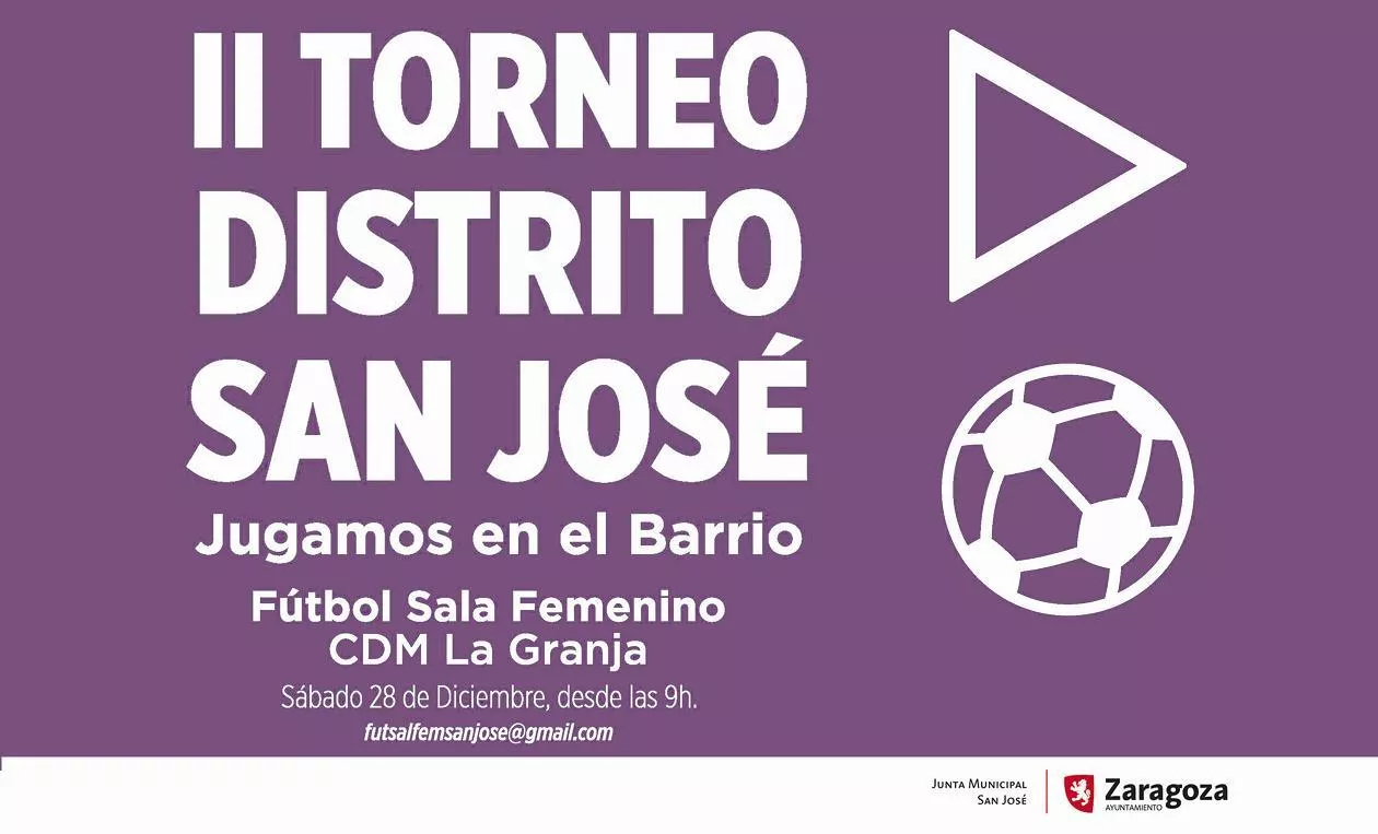 El fútbol sala femenino protagoniza el II Torneo Distrito San José “Jugamos en el barrio”