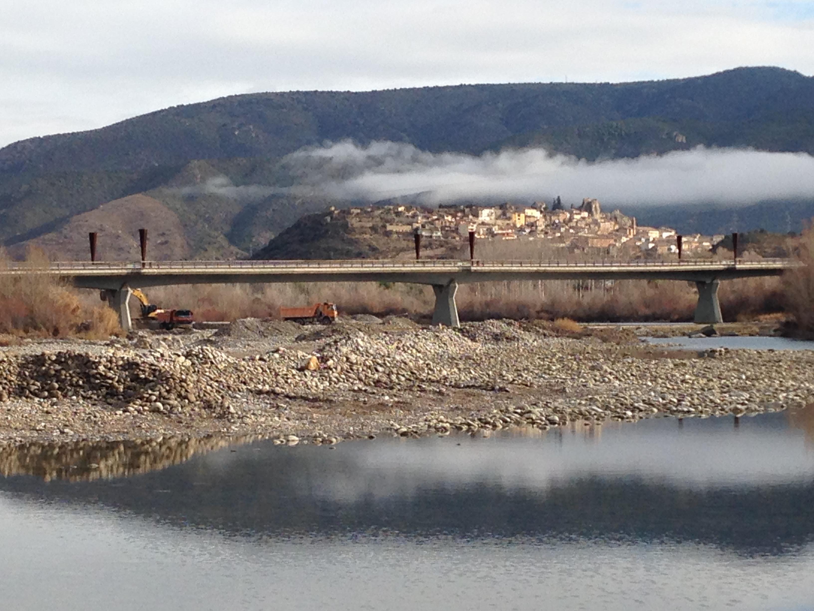 Denunciamos la extracción sin autorización de áridos en el río Cinca