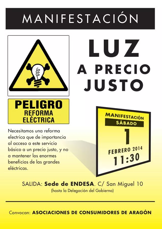Participamos en la manifestación convocada contra la reforma eléctrica