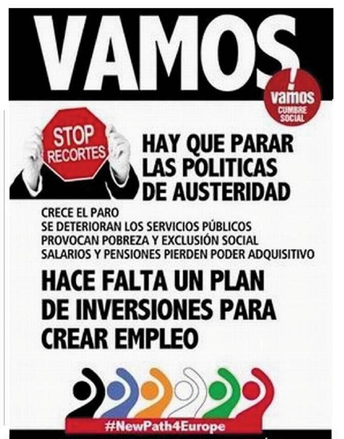 Participamos en las movilizaciones convocadas en Aragón para exigir “Un nuevo rumbo para Europa”