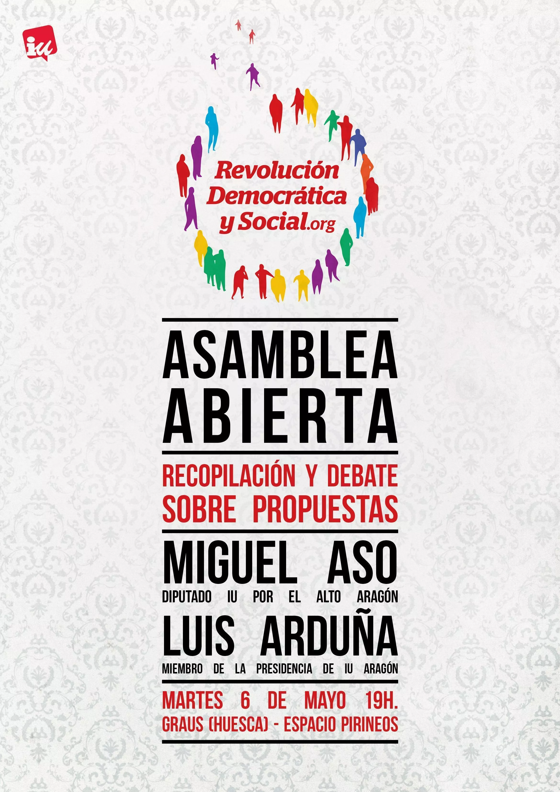 Convocamos en Graus una asamblea abierta por una Revolución Democrática y Social