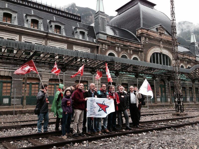 La Izquierda Plural inicia el trabajo en red con Francia para la reapertura del Canfranc