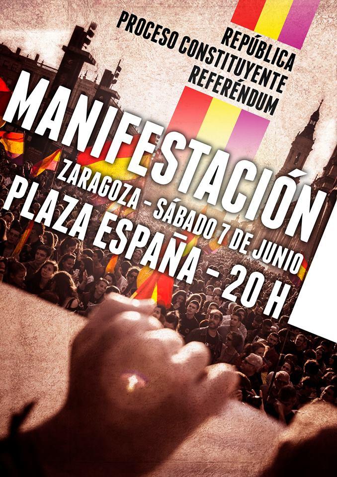 Llamamiento a la participación masiva en las movilizaciones convocadas para exigir un referéndum para que el pueblo decida