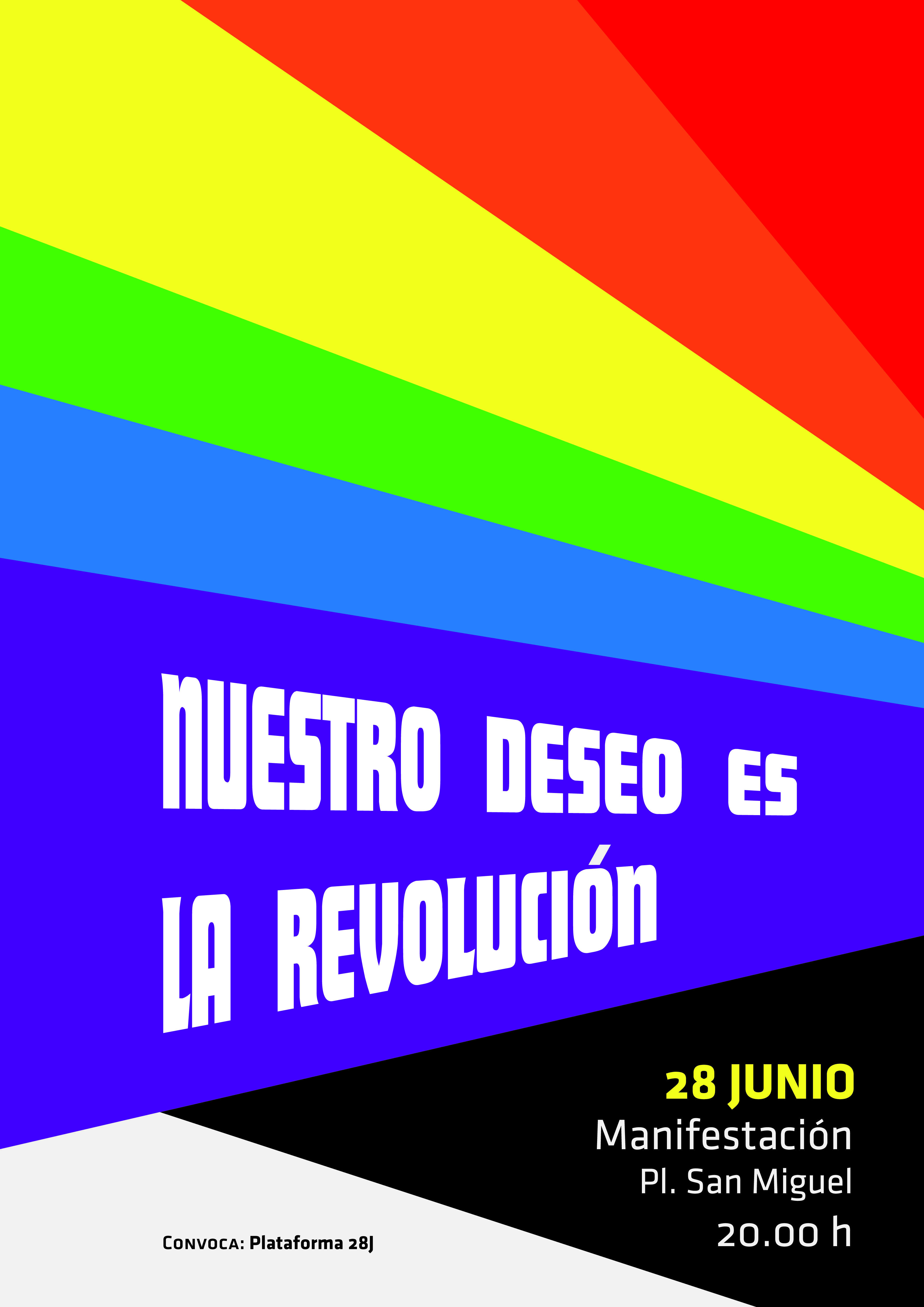 Participamos en la manifestación convocada con motivo del Día del Orgullo LGTBI