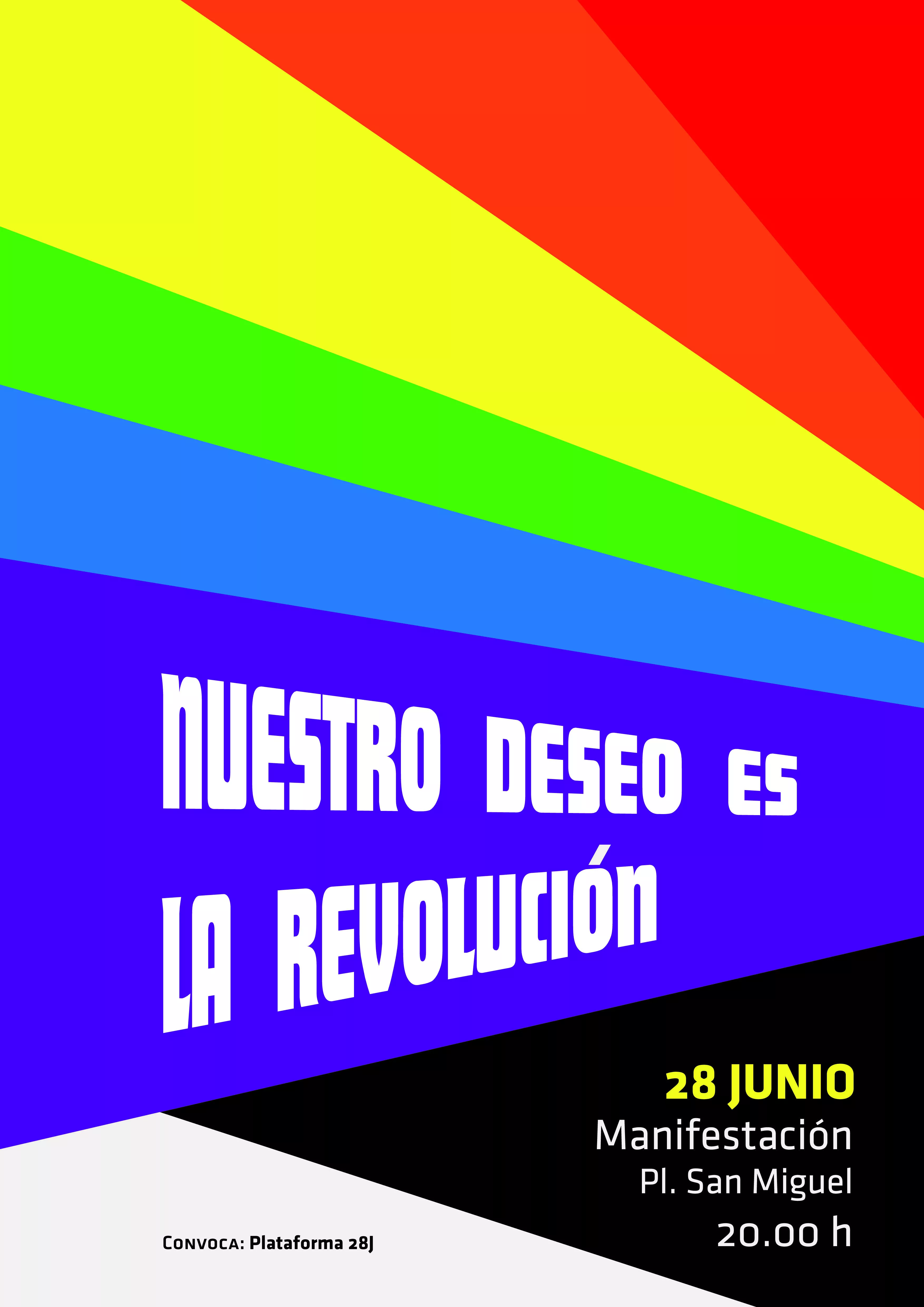 Participamos en la manifestación convocada con motivo del Día del Orgullo LGTBI