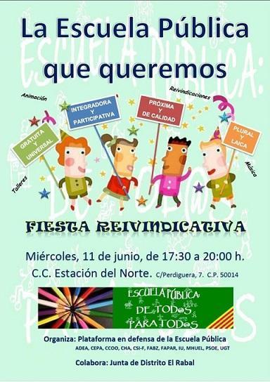 Nos sumamos a la Fiesta de la Escuela Pública