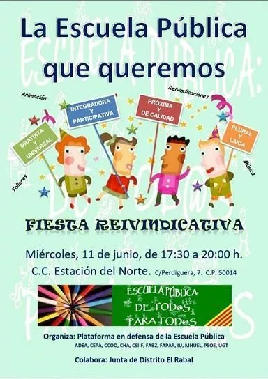 Nos sumamos a la Fiesta de la Escuela Pública