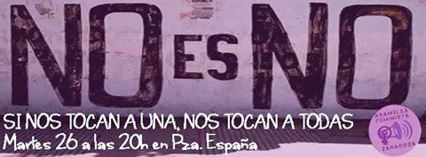 Hacemos un llamamiento a la participación en la concentración convocada en apoyo a la mujer que fue  víctima de una violación en Málaga