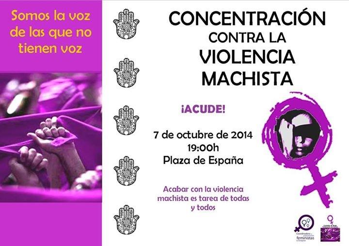 Alza tu voz contra la violencia machista en la concentración convocada hoy en Zaragoza