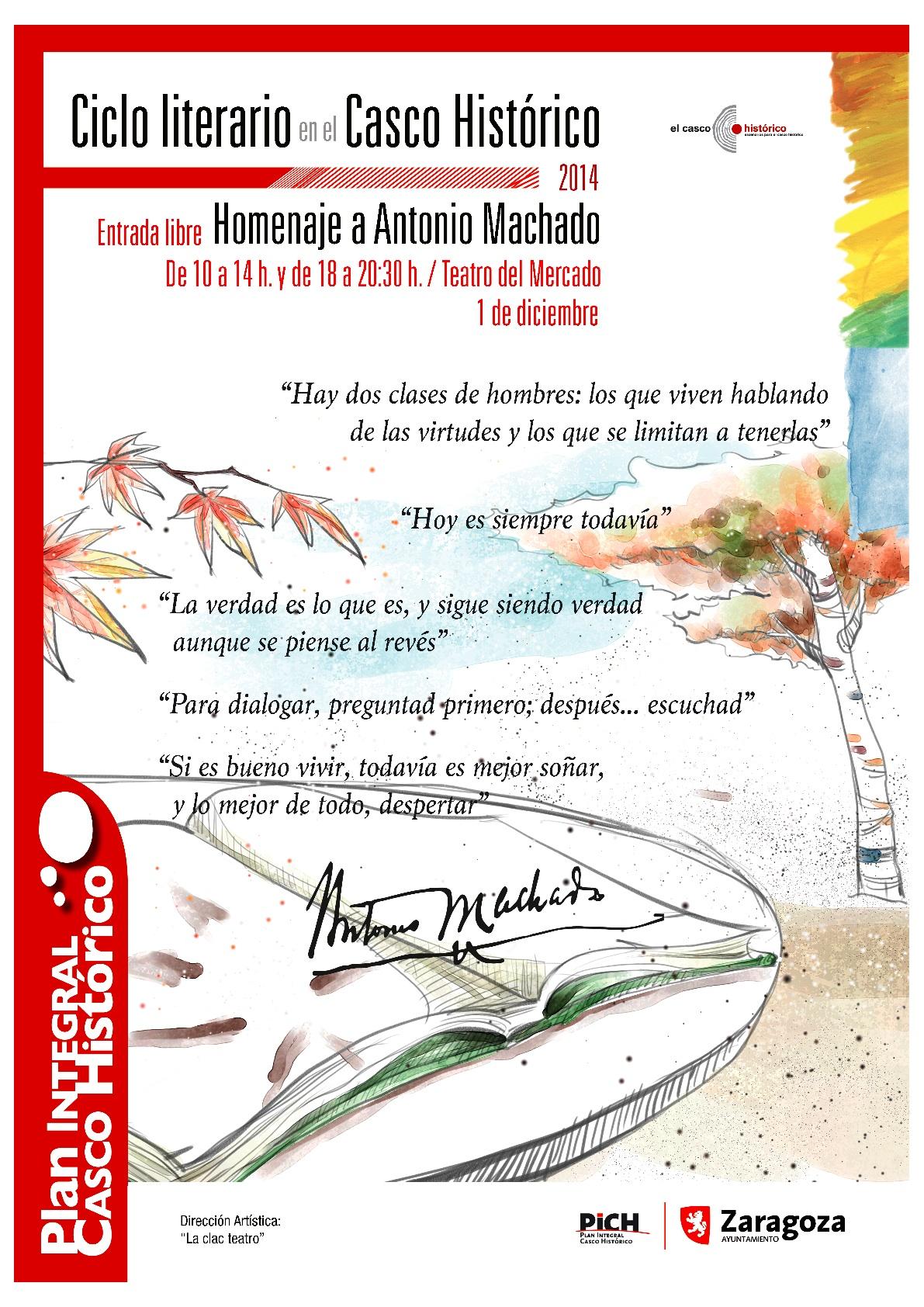 El Casco Histórico rinde homenaje a Antonio Machado
