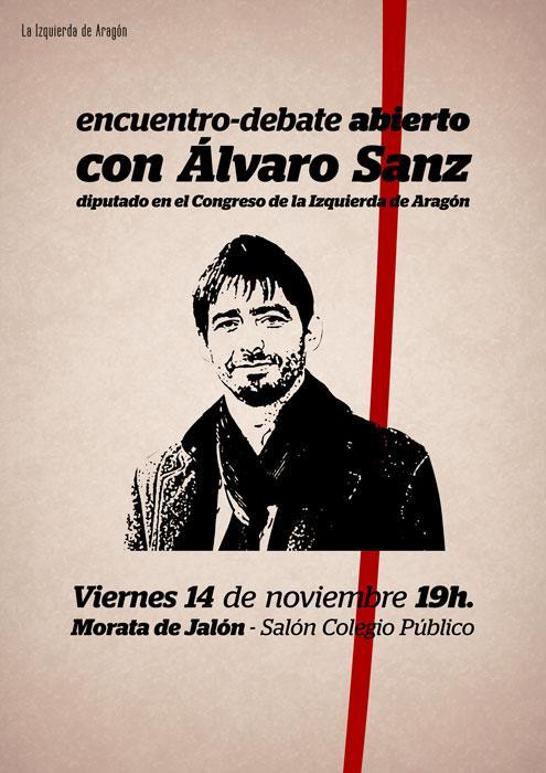 Álvaro Sanz protagoniza un debate ciudadano en Morata de Jalón