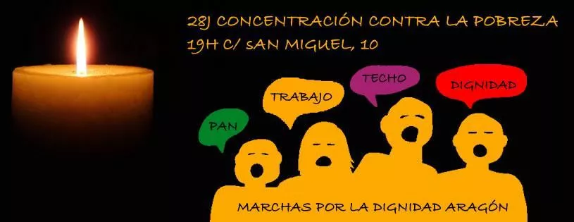 Participamos en la concentración contra la pobreza energética