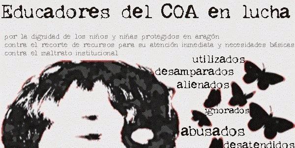 Apoyamos a la plantilla del COA que denuncia represalias por parte del Gobierno de Aragón en un intento de acabar con la huelga que secundan