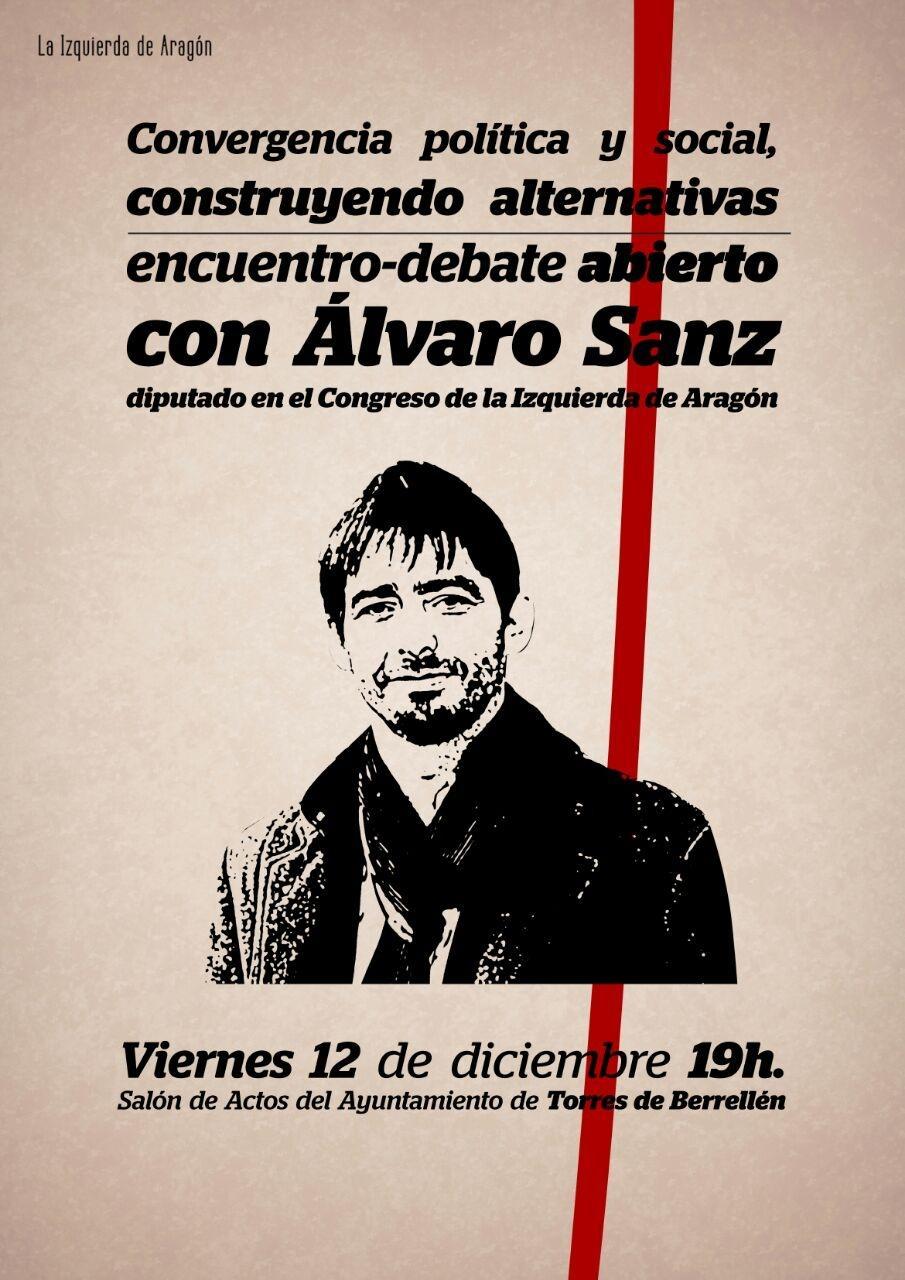 Álvaro Sanz participa en un encuentro abierto en Torres de Berrellén