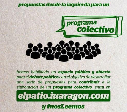 El Patio, nuevo espacio virtual para la participación ciudadana en el debate y en la propuesta para desarrollar un programa electoral colectivo
