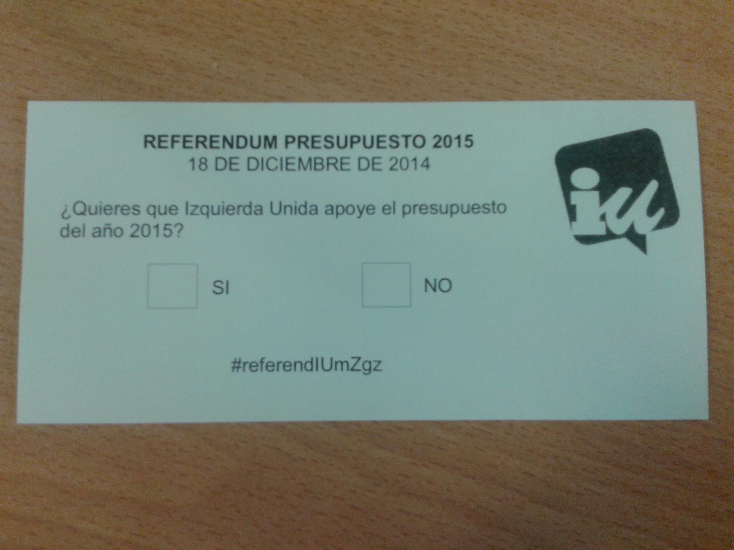 Celebramos una asamblea abierta para informar sobre el estado de la negociación del presupuesto 2015 con el Gobierno