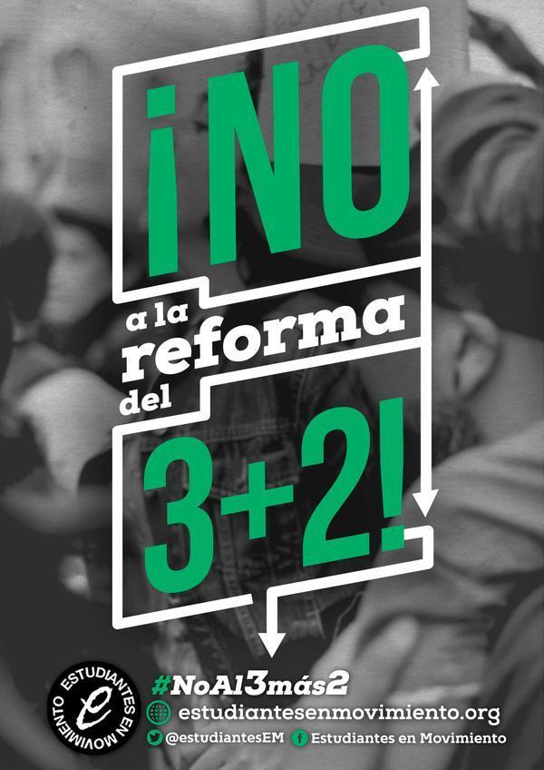 Rechazo contundente la reforma universitaria del 3+2