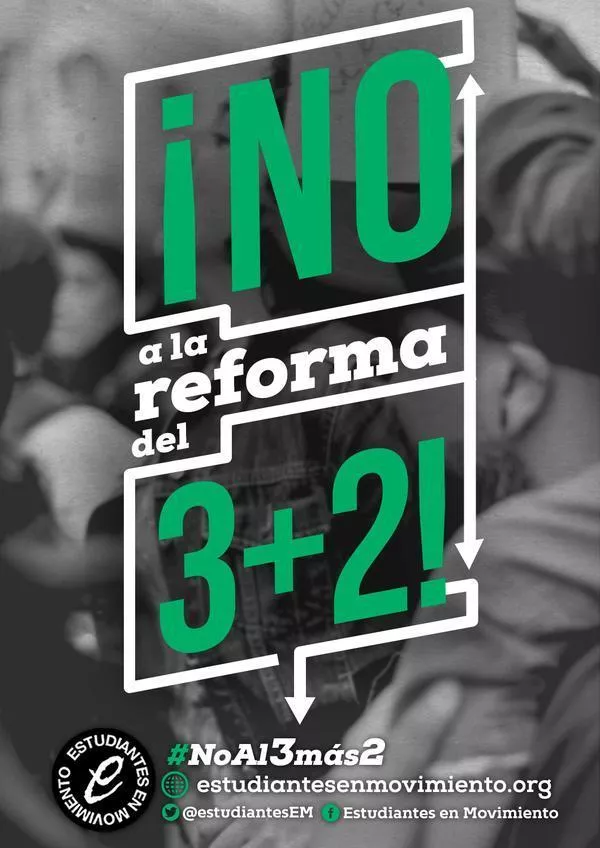 Nuestro total apoyo a las movilizaciones estudiantiles contra el Decreto 3+2