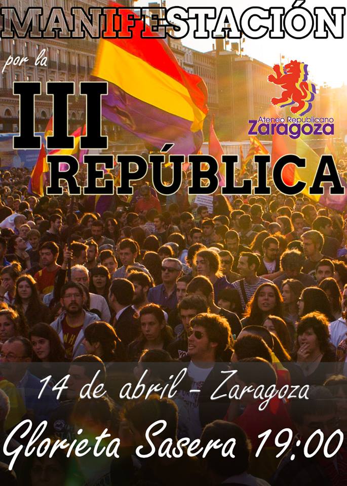 Llamamiento a la participación masiva en la manifestación por la III República