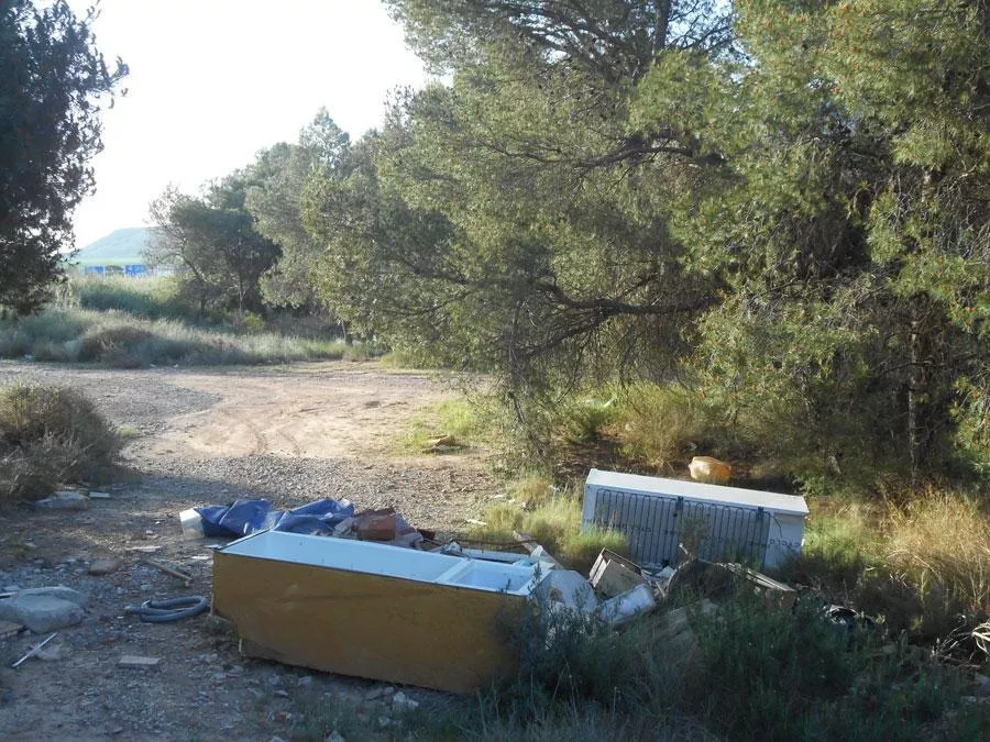 Denunciamos la proliferación de vertederos ilegales  en varios puntos del municipio de Fraga