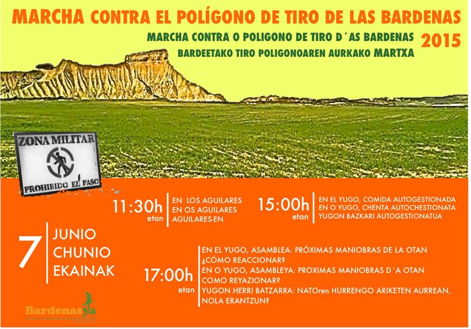 Participamos, un año más, en la Marcha contra el Polígono de Tiro de las Bardenas 