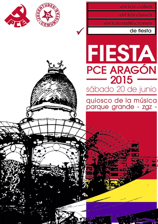 Felicitamos y saludamos al Partido Comunista de Aragón en la celebración de su fiesta anual