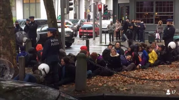 Nuestro apoyo incondicional a las Euromarchas que hoy han sido retenidas en Bruselas