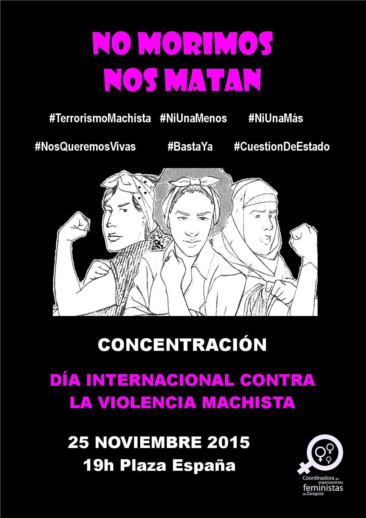 Nos sumamos a las movilizaciones convocadas el 25 N, Día Internacional contra la Violencia Machista