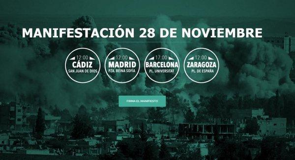 Apoyamos las movilizaciones convocadas contra “el terrorismo, la islamofobia y sus guerras”