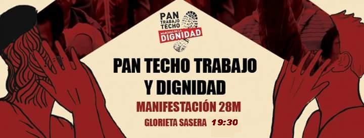 Llamamiento a la participación en las Marchas de la Dignidad