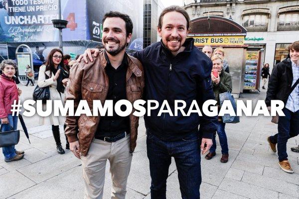 Alcanzamos un preacuerdo con Podemos que tendrán que ratificar las bases #SumamosparaGanar