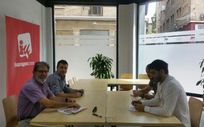 Reunión con Podemos para abordar la situación política aragonesa